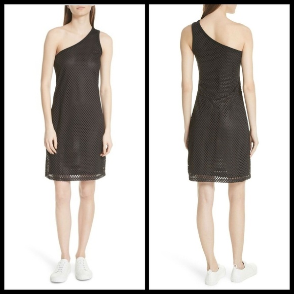 💕OPENING CEREMONY💕 Black Mesh One Shoulder Dress - Picture 1 of 8